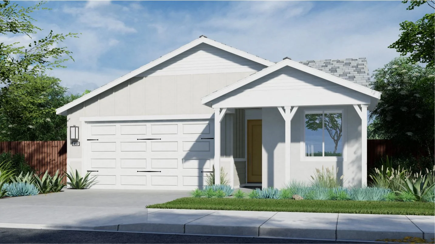 Residence 1423 Elevation A - Classic Farmhouse