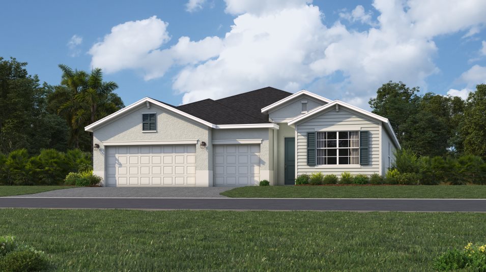 A coastal-inspired exterior