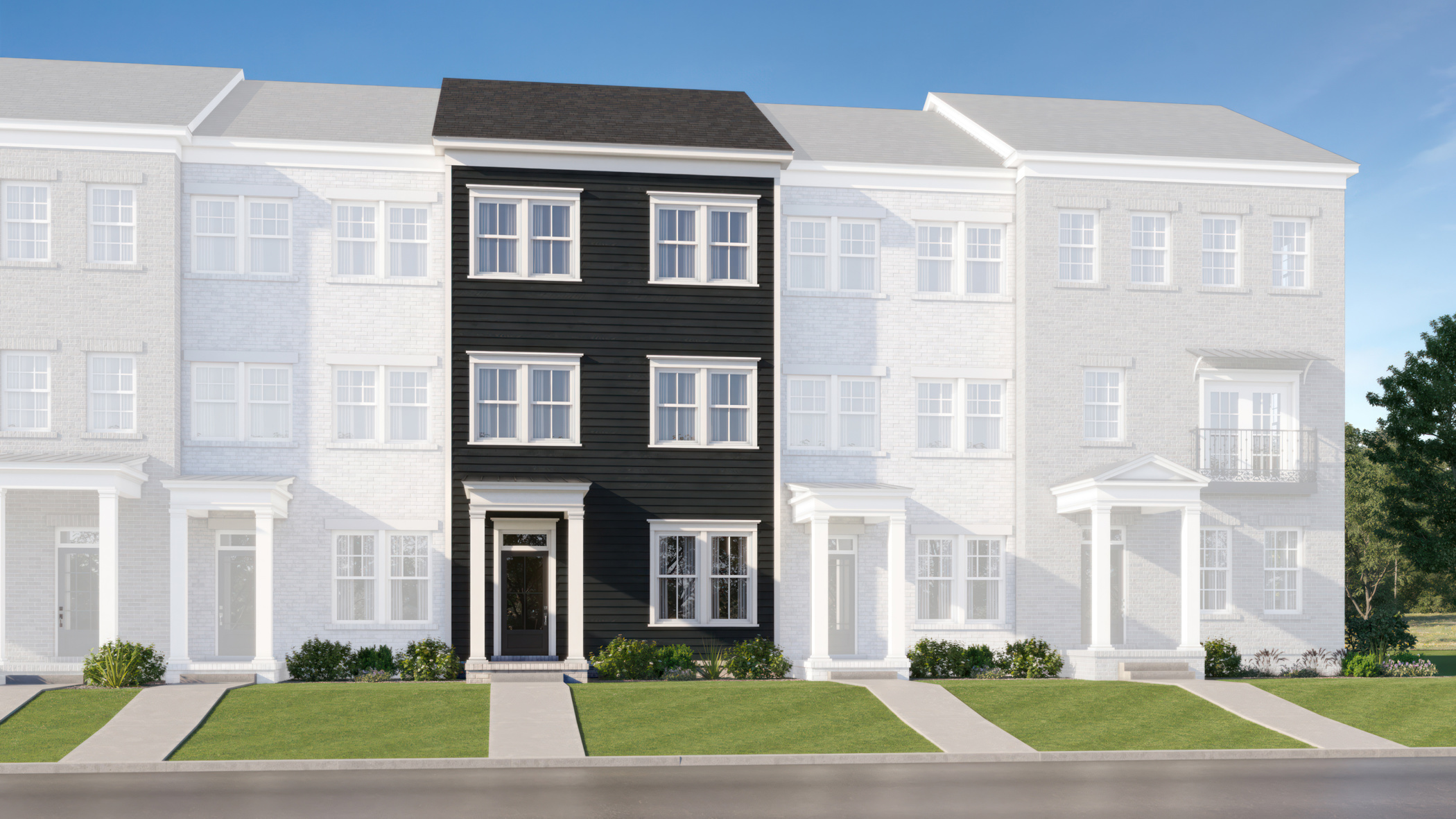 Avenue Collection 5plex Lots 53 57 front Highland I
