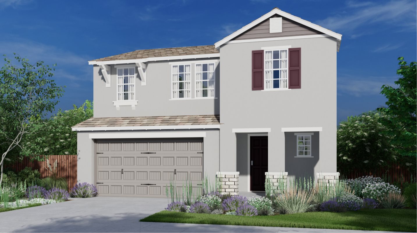 Residence 1935 Elevation C - American Traditional