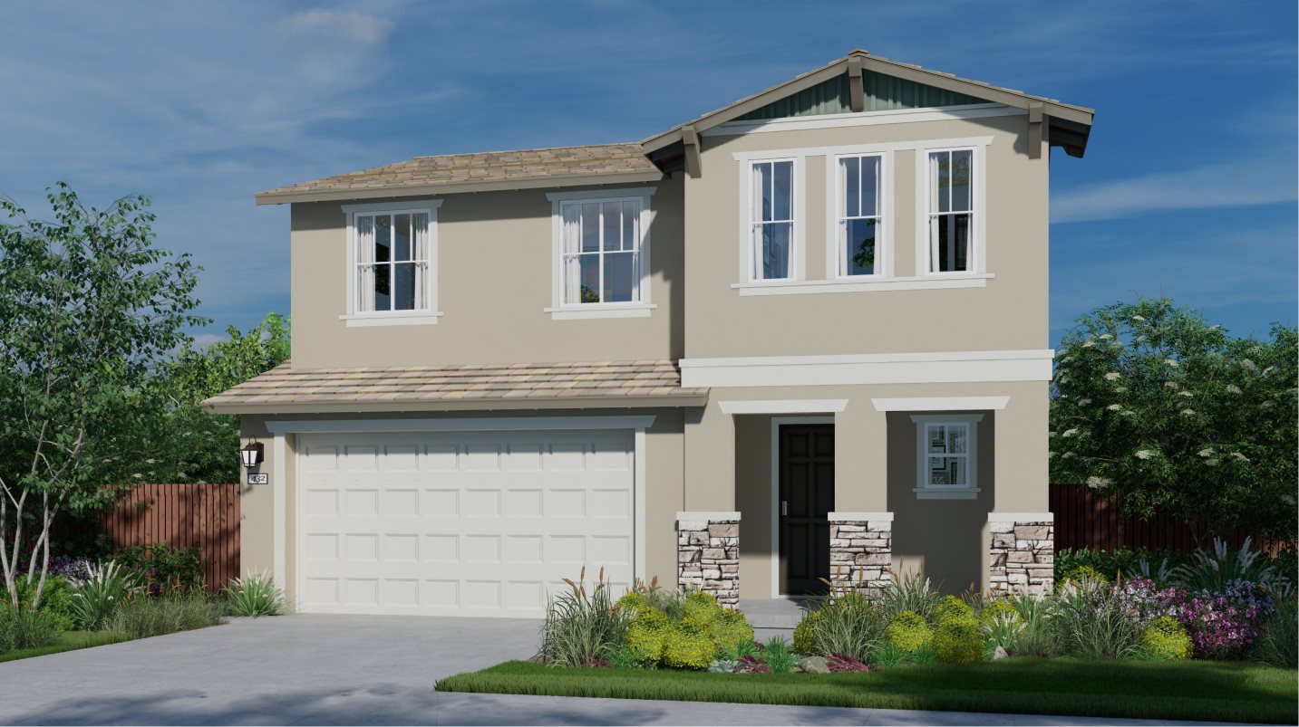 Residence 1935 Elevation B - Craftsman 
