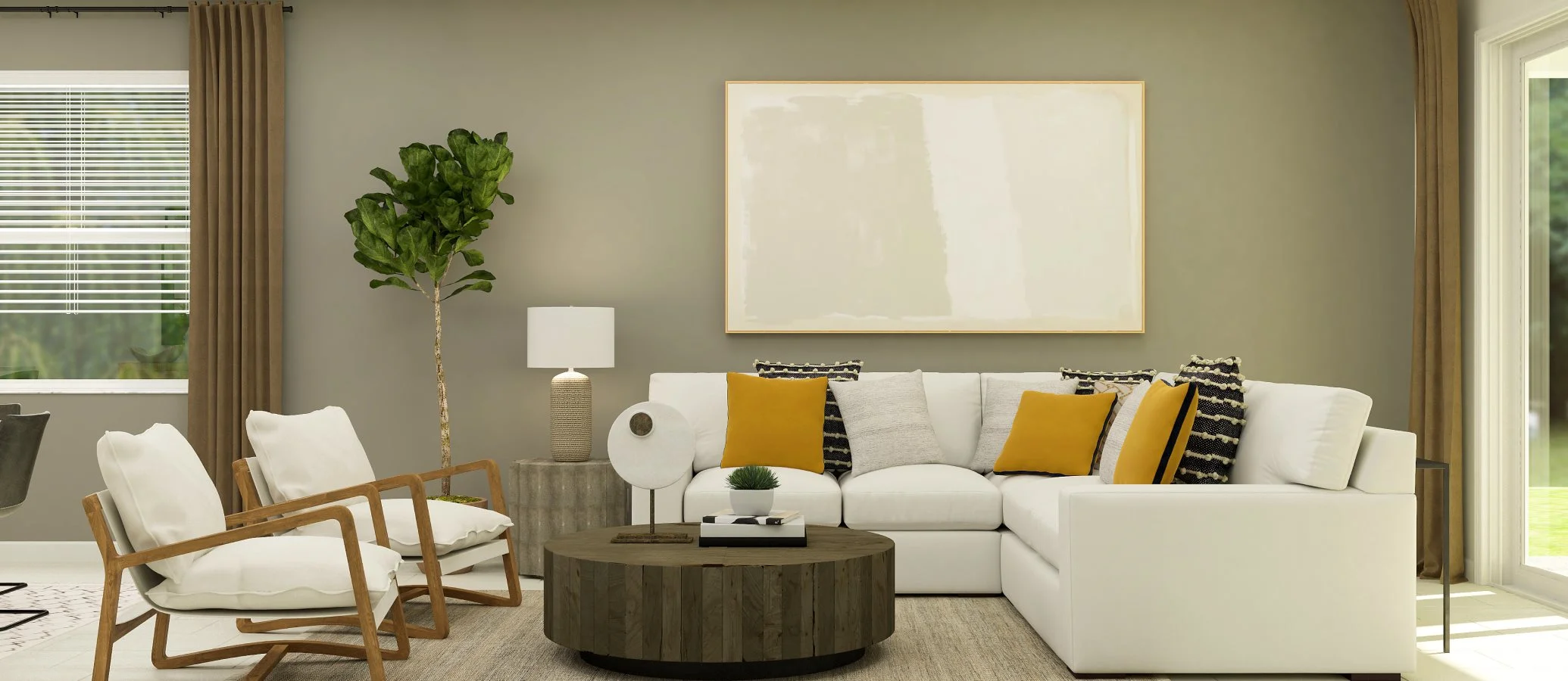 Dawning family room