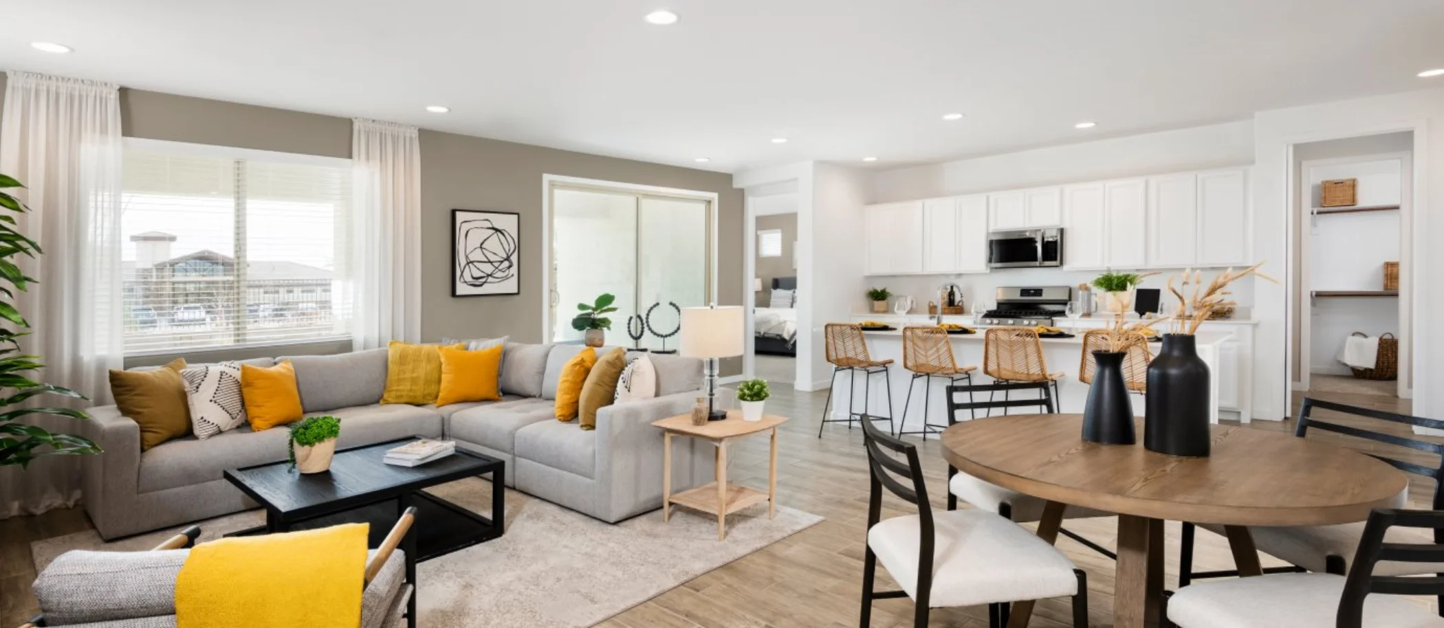 Armstrong living and dining rooms