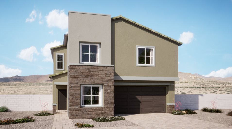 Exterior B home rendering