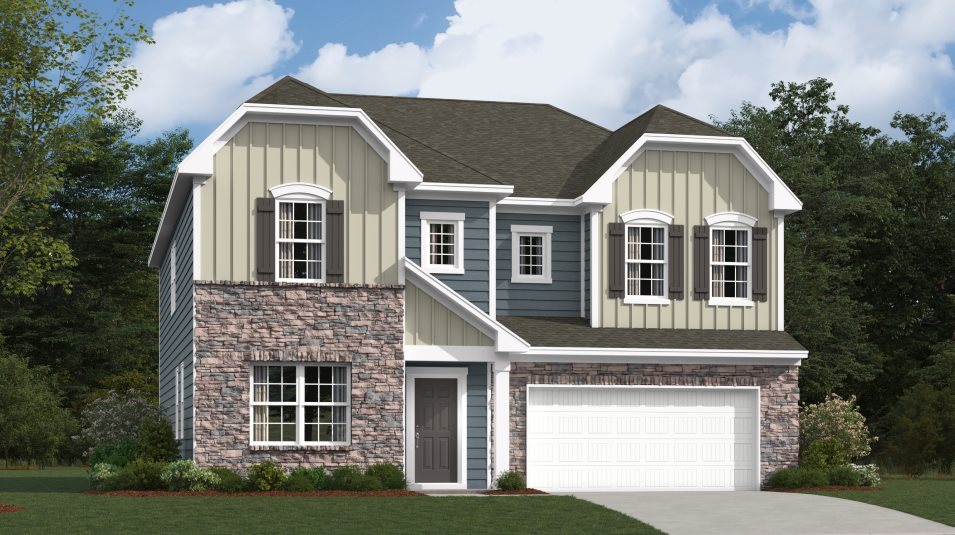 Grisham 2 Car Garage Exterior D