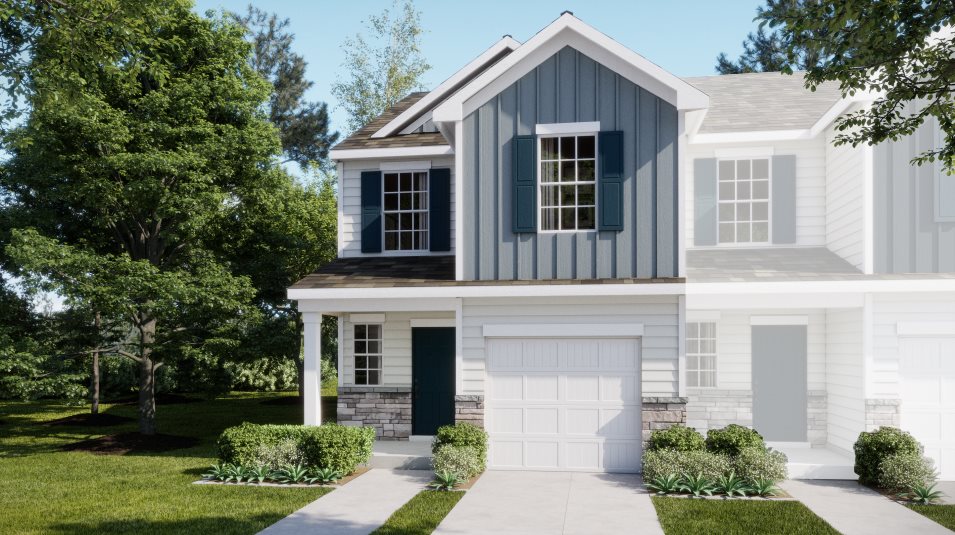 A traditional-style exterior 