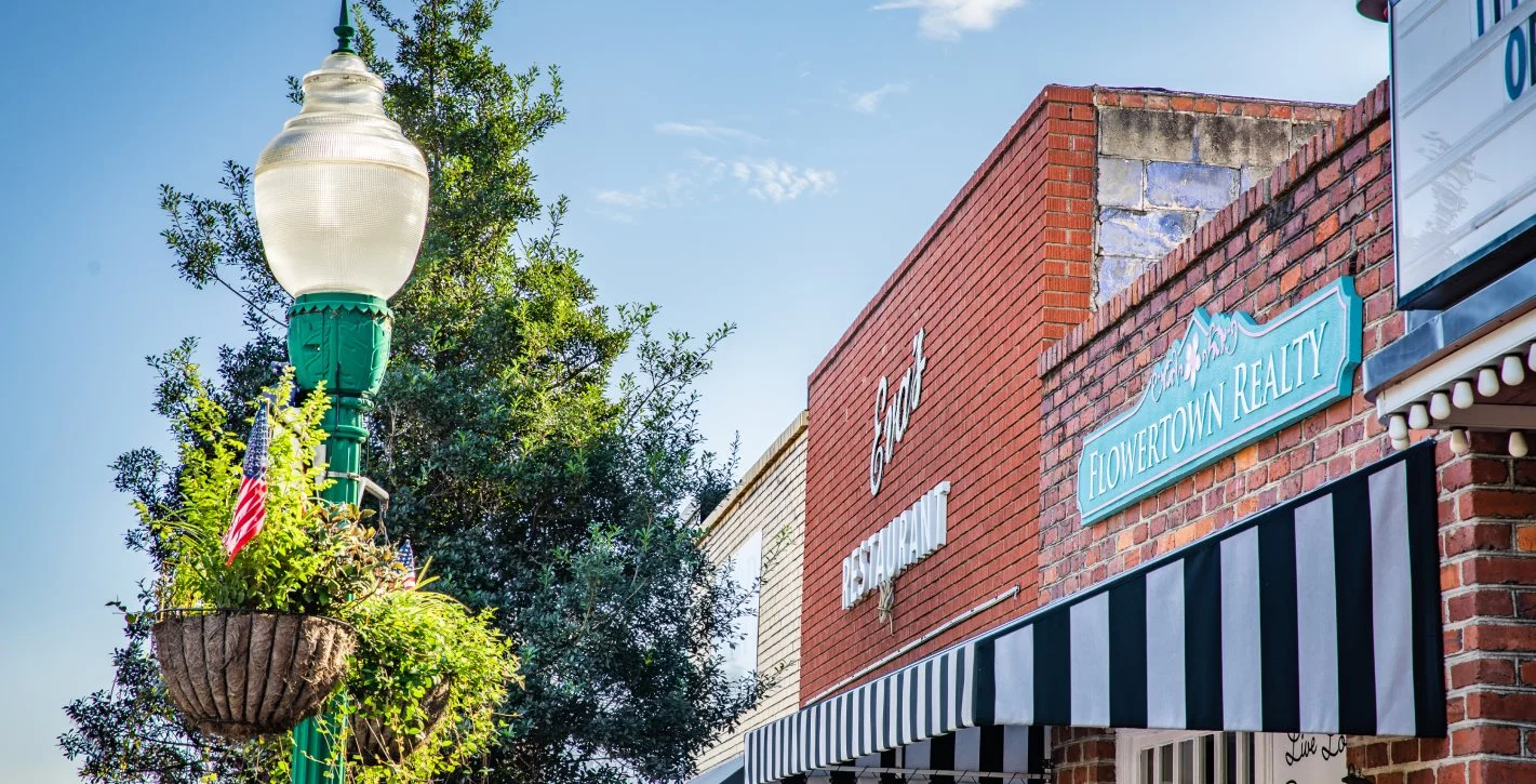 Local shops in downtown summerville