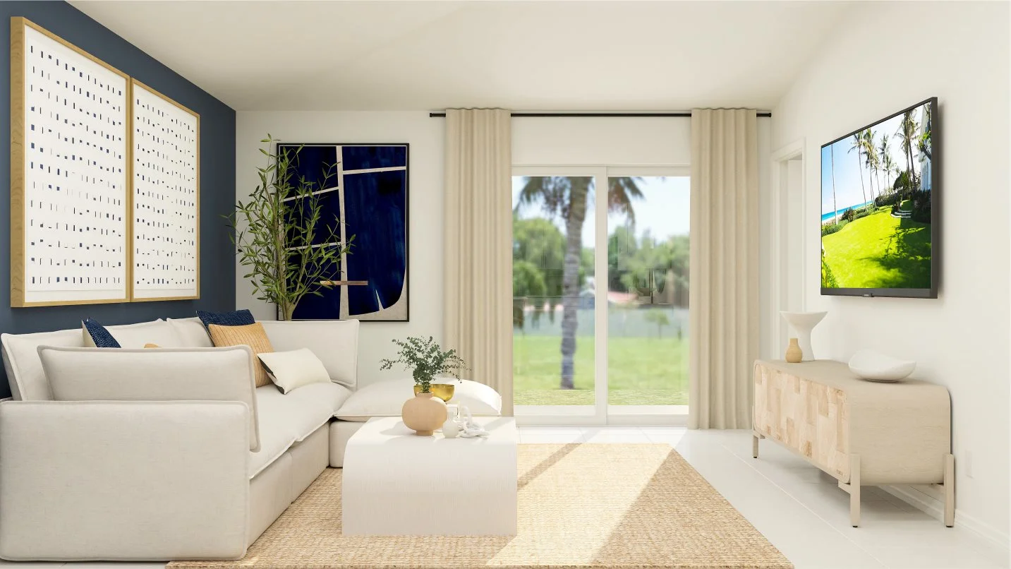 Belmont plan family room