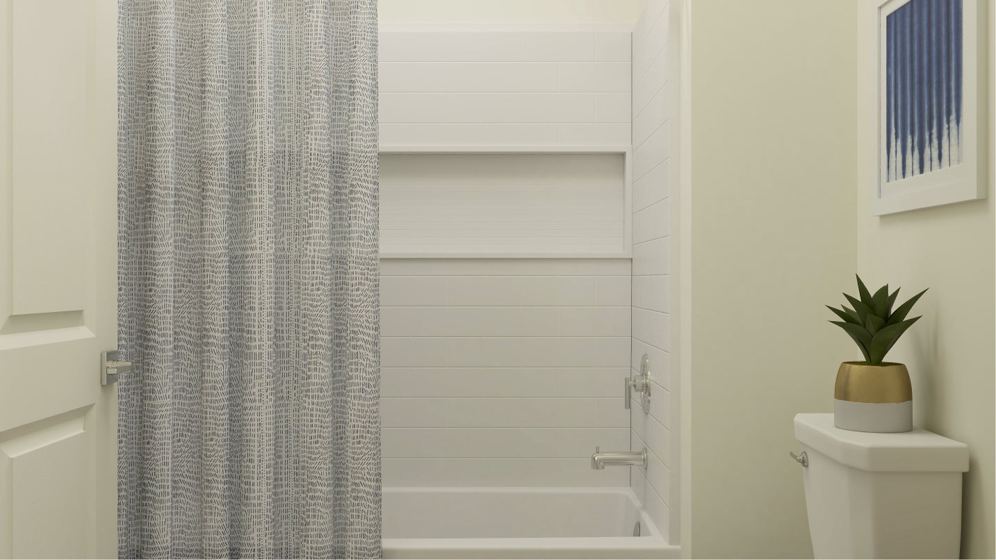 Bath2 combined shower tub