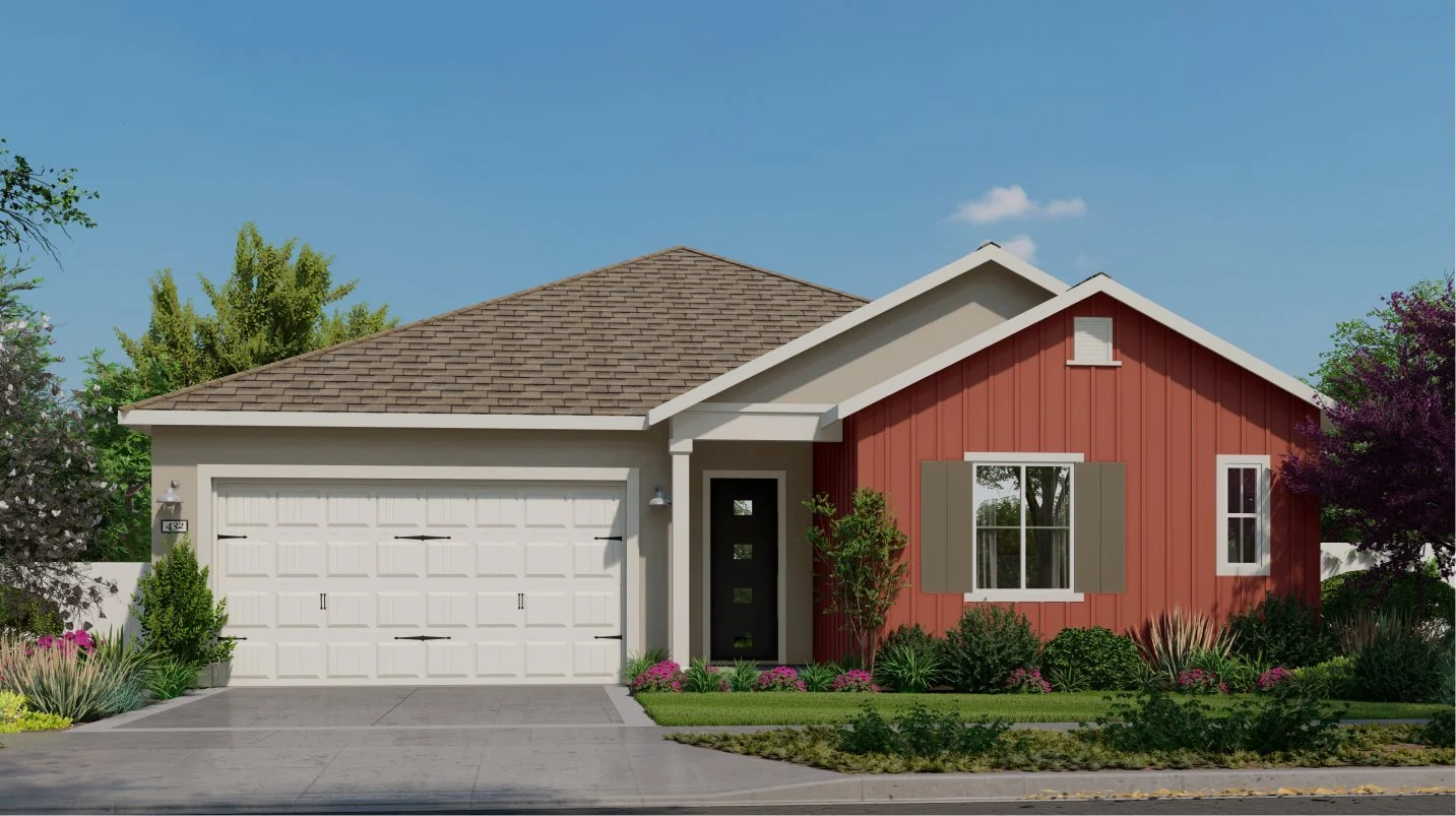 Elevation A - Modern Farmhouse