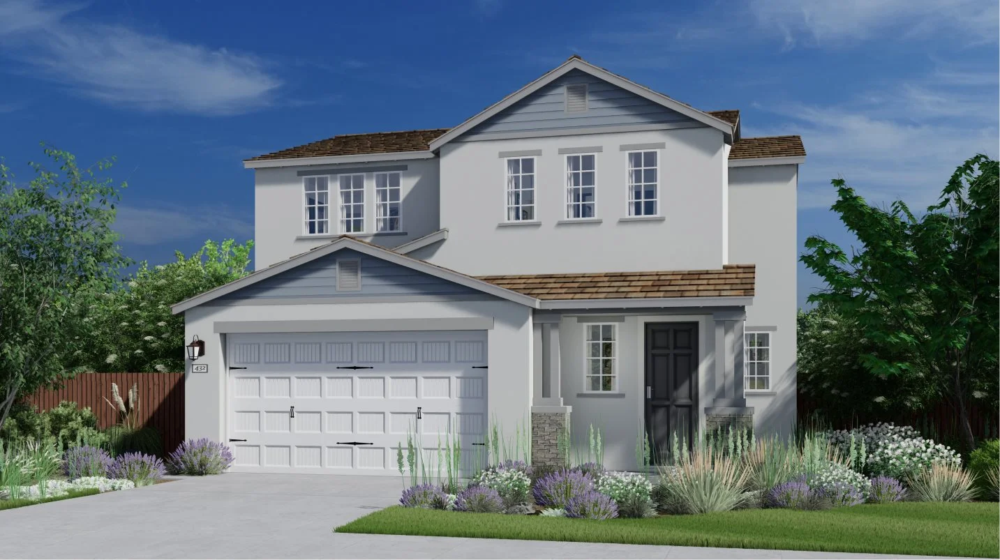 Residence 1821 Elevation C - American Traditional