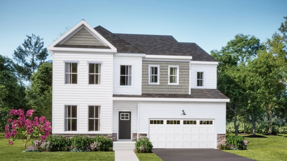 A craftsman-inspired exterior