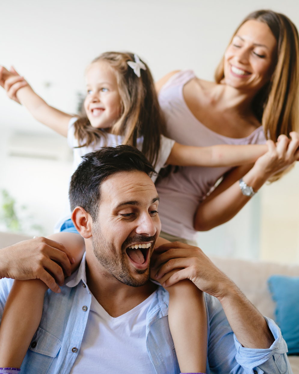 Family In New Home