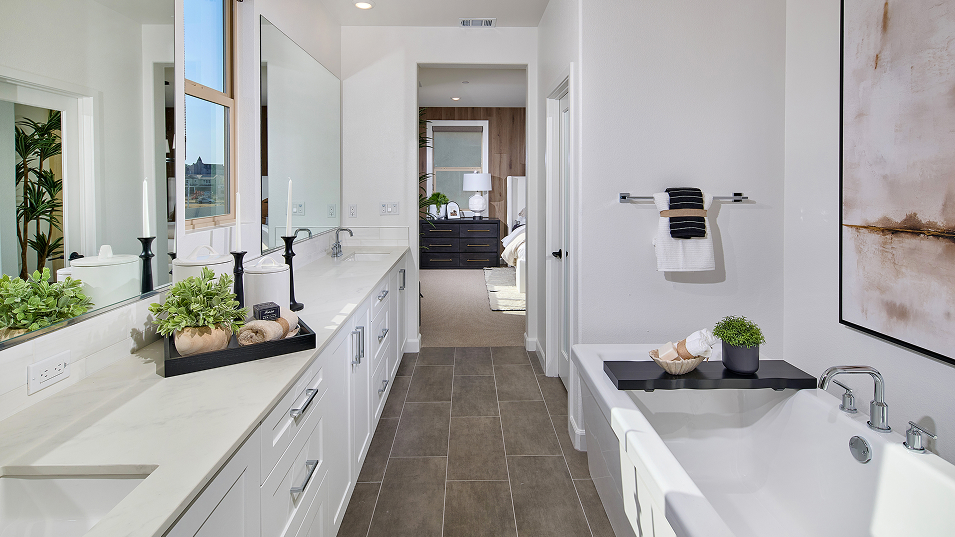 Residence 1 owners bathroom sinks