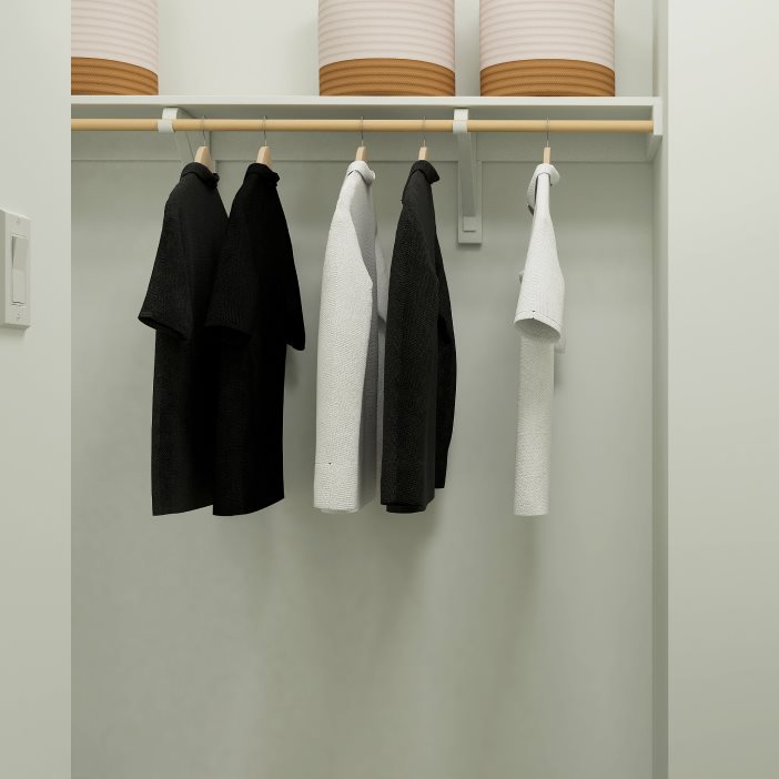 Tutti owners walk in closet
