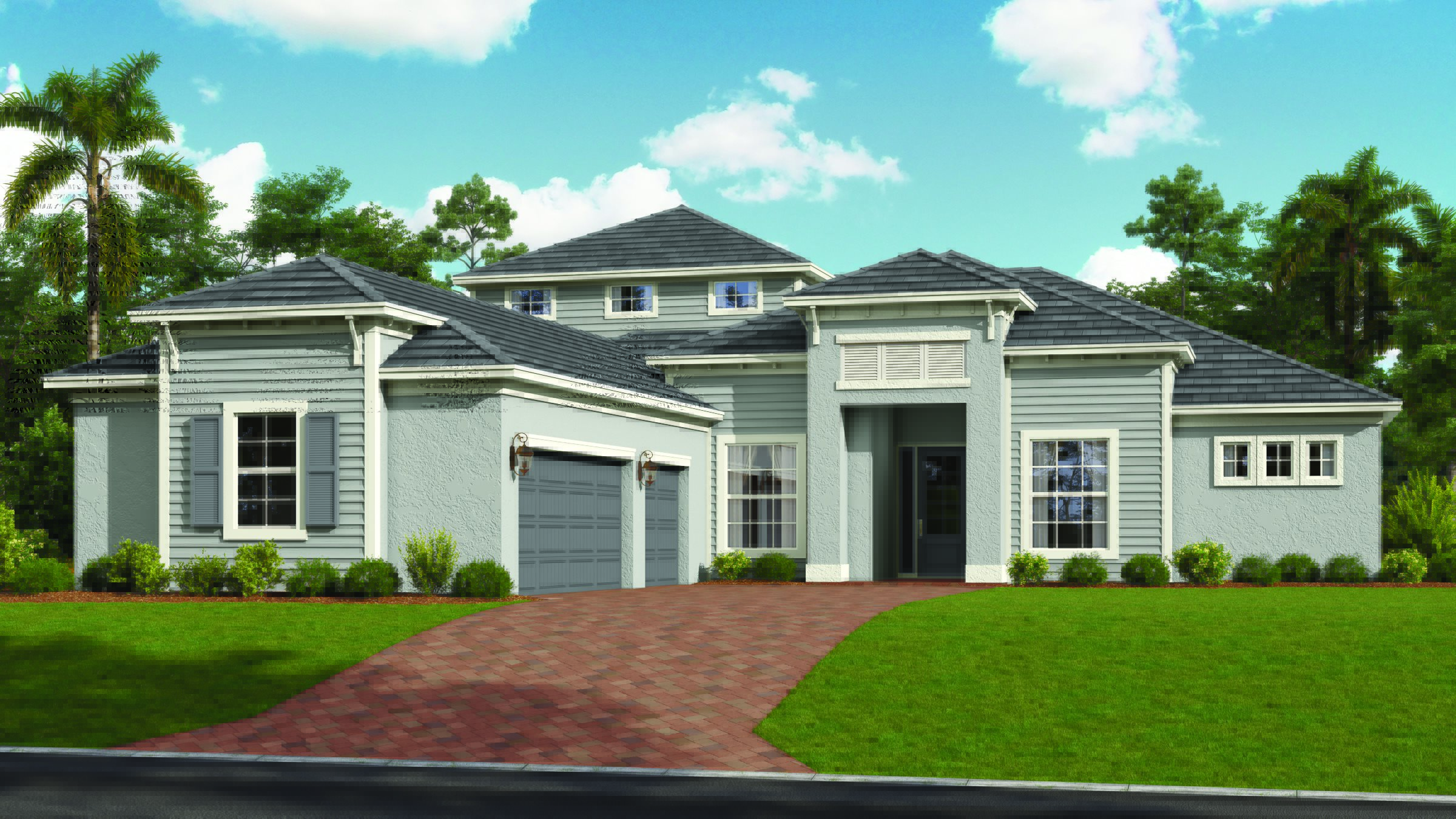 Estate Home Heritage Landing Napoli Grande ELEVATION ES LUXMOD 3025
