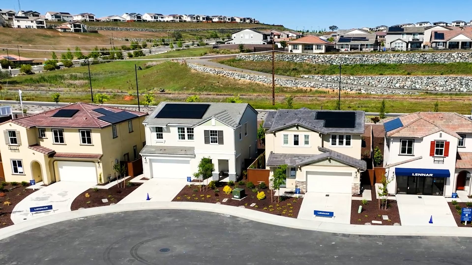 Rockcress II at Folsom Ranch aerial view