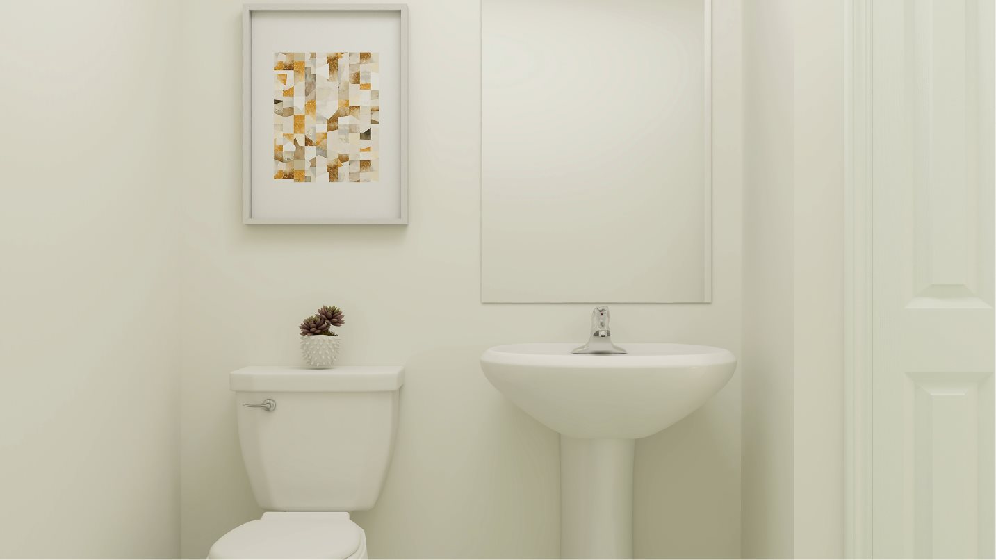Phoenix plan powder room