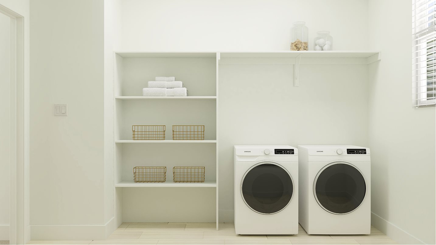 Residence 4 laundry room