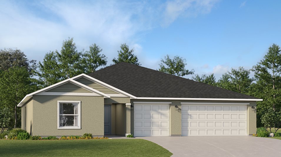 A traditional-styled exterior