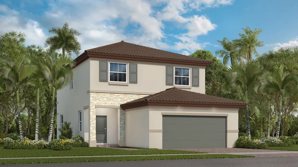 A contemporary-inspired exterior 