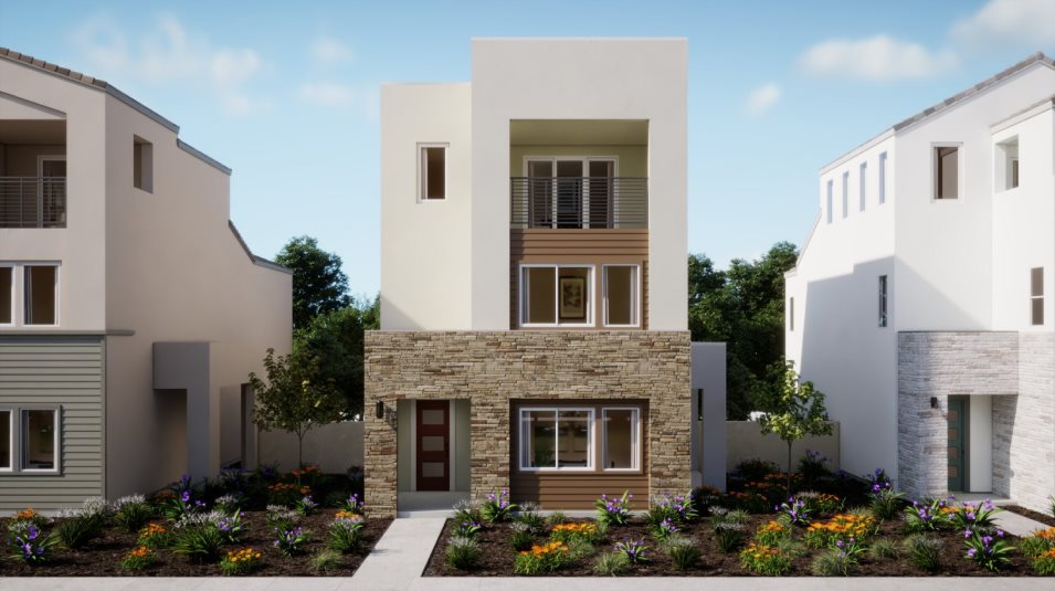 Transitional-style home image