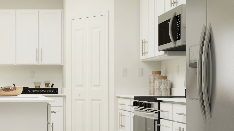 EI electric appliances in kitchen