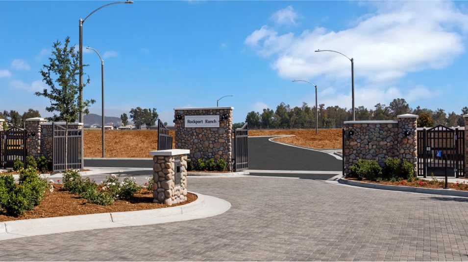 Rockport Ranch entrance and gate