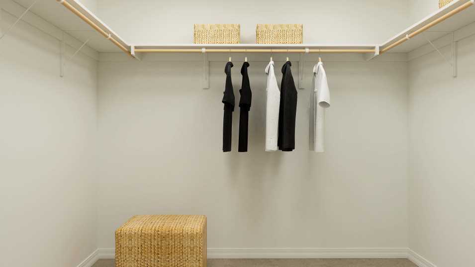 Residence 1 owner's suite walk in closet