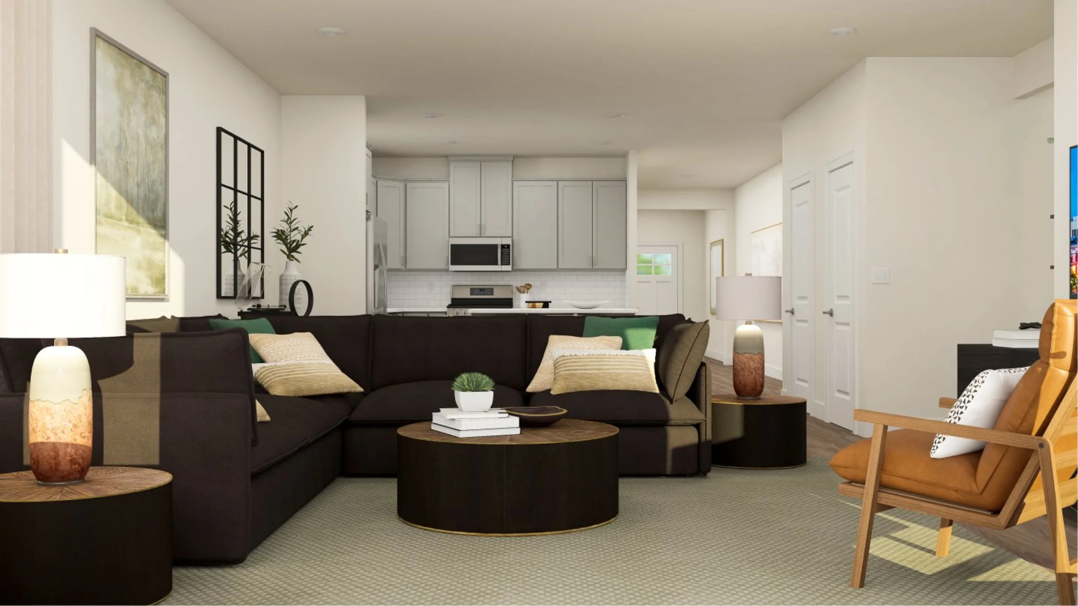 Mendocino plan family room
