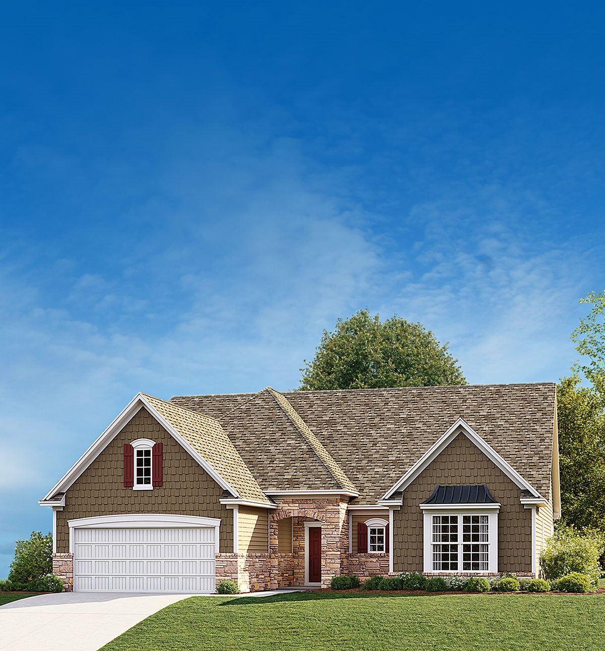 Exterior of a Lennar home