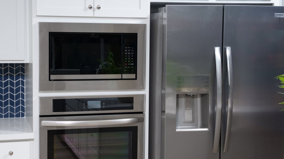 Close up of the fridge