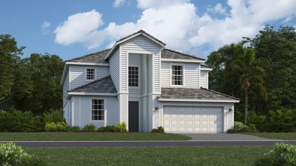 A coastal-inspired exterior