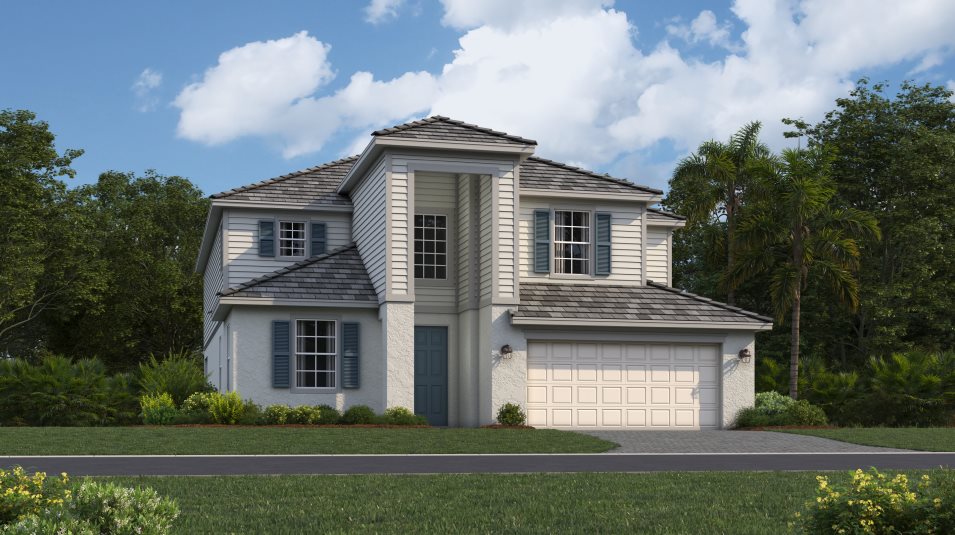 A coastal-inspired exterior