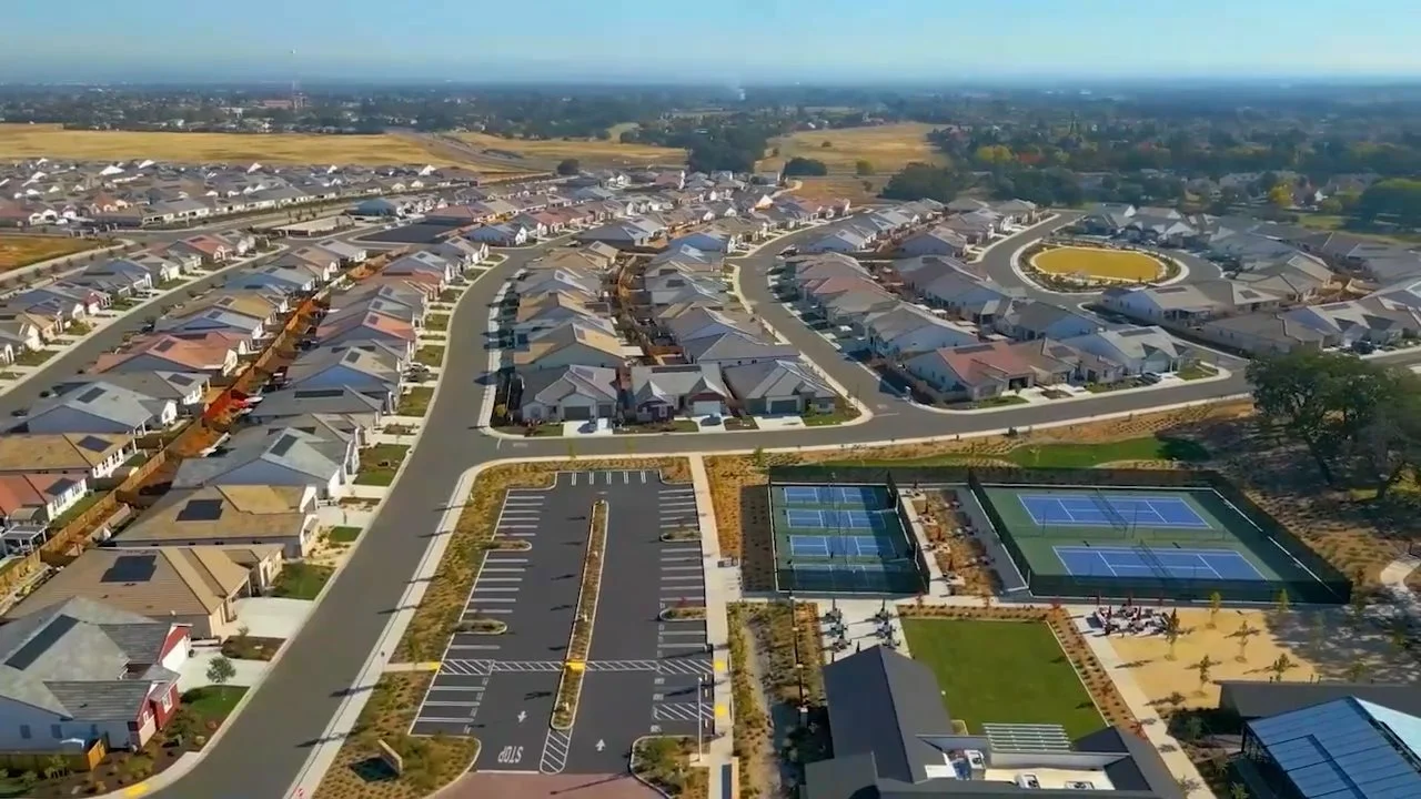 Heritage Placer Vineyards aerial view masterplan