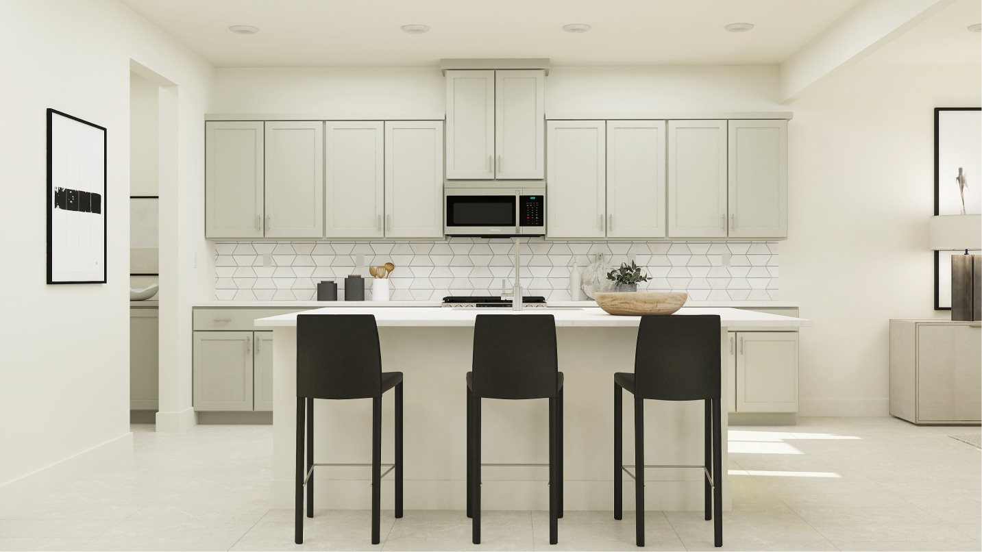 Kitchen center island with seating