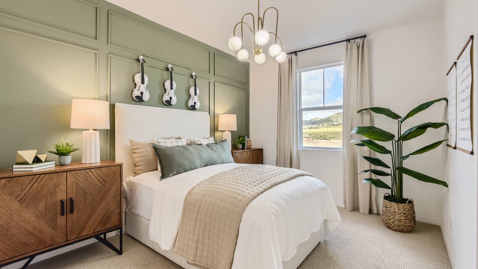 Furnished  bedroom 2