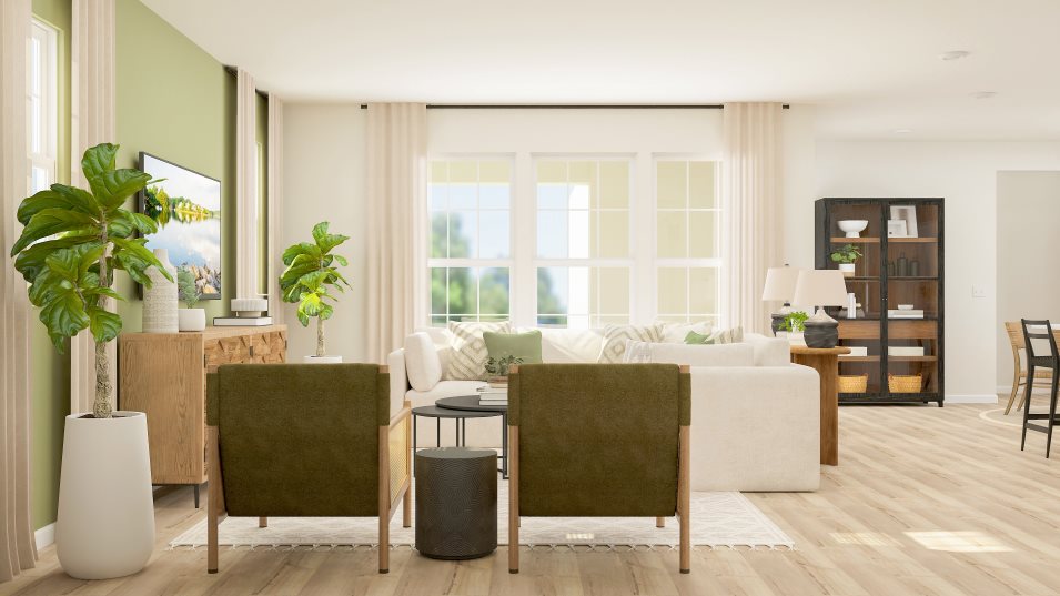 Hickory Family Room