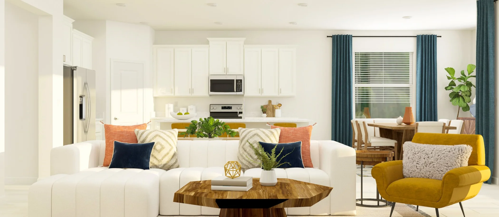 Sunburst family room