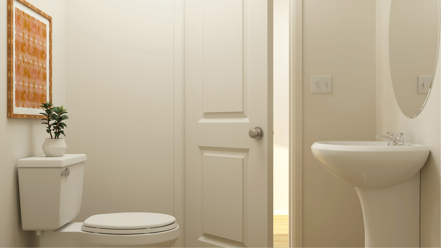 Silver Classic Collection  Woodridge Cabernet 1671 Powder Bathroom F1