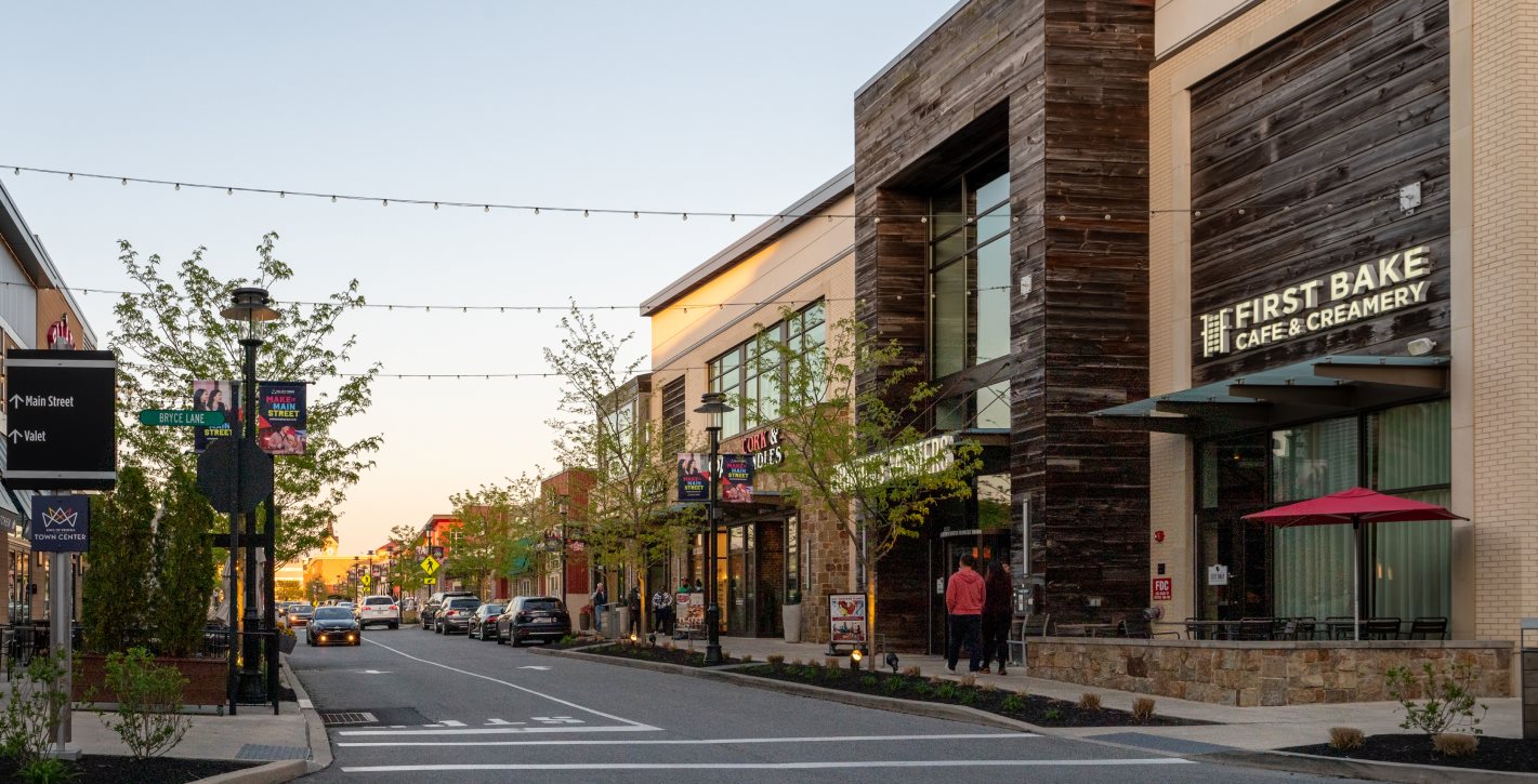 Main Street in King of Prussia Town Center 