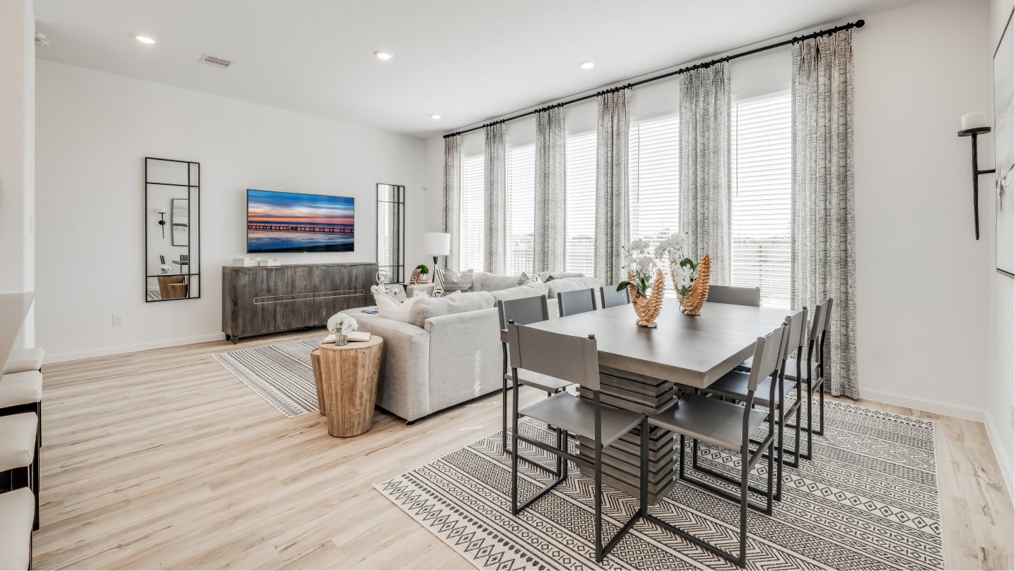 Allen II Living Room and Dining Area