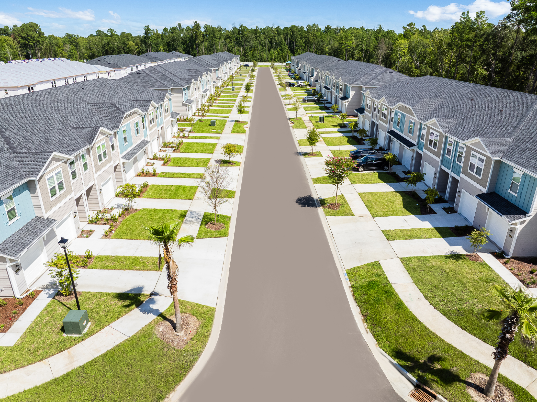 Longbay Townhomes Streetscape 06