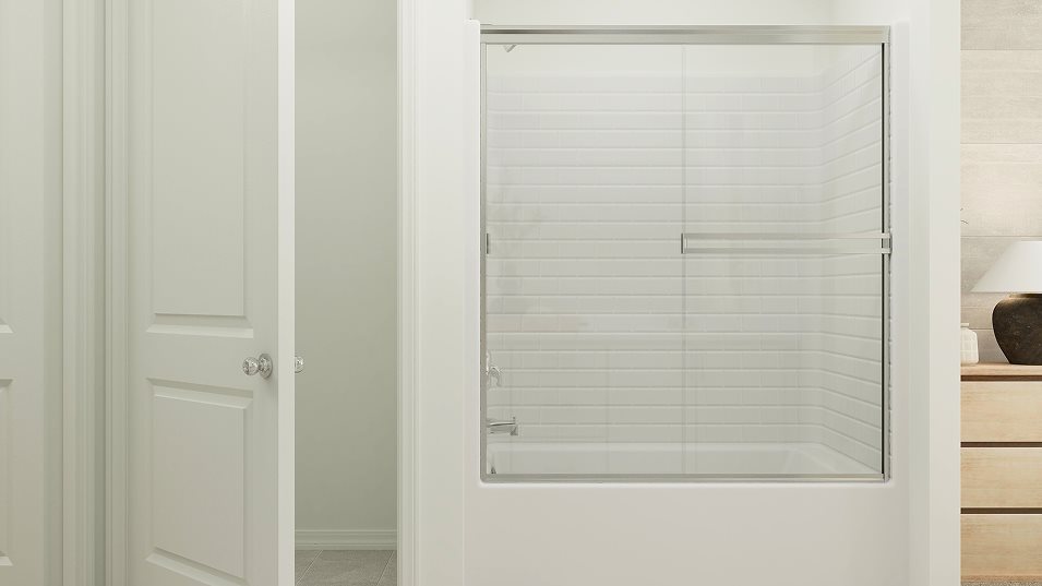 Owners bathroom shower