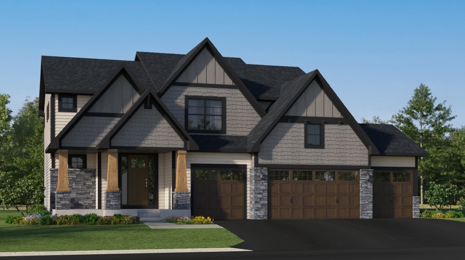 Carmel Exterior Rendering Craftsman B4