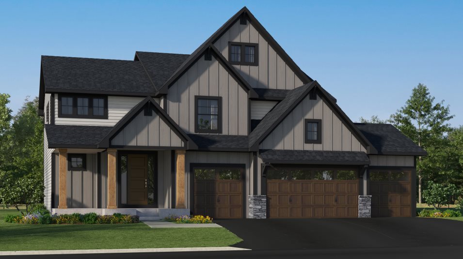 Carmel Exterior Rendering Farmhouse II A4