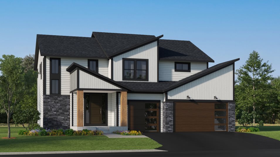 Carmel Exterior Rendering Mid Century Modern