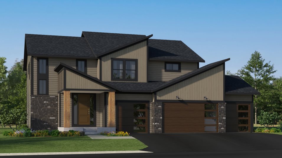 Carmel Exterior Rendering Mid Century Modern E4
