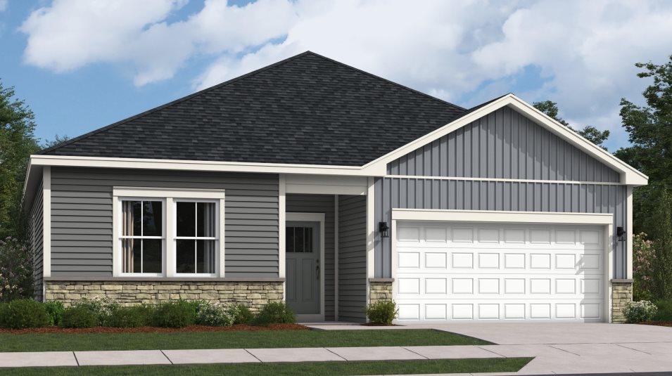 Exeter Exterior Rendering Craftsman