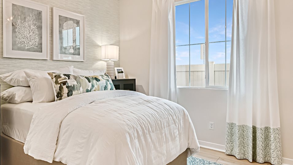 Bedroom 4 styled as a guest room